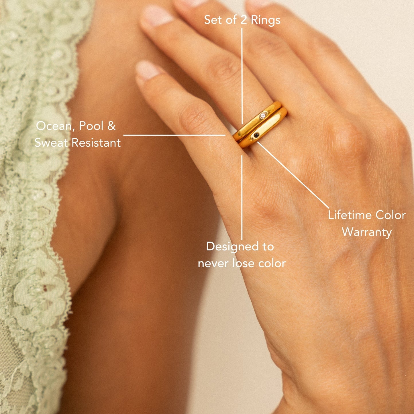 “Best Friends” Rings Set