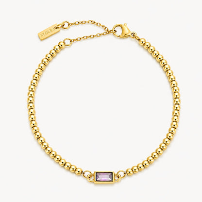 Beaded Birthstone Bracelet