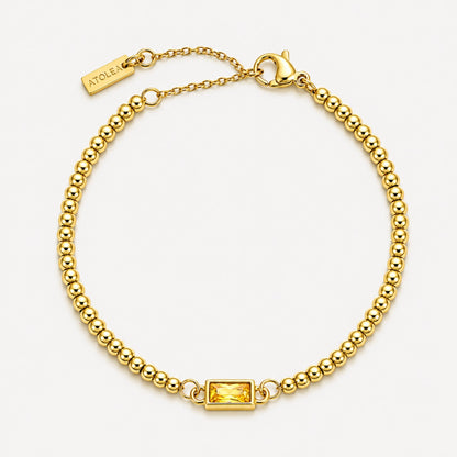 Beaded Birthstone Bracelet