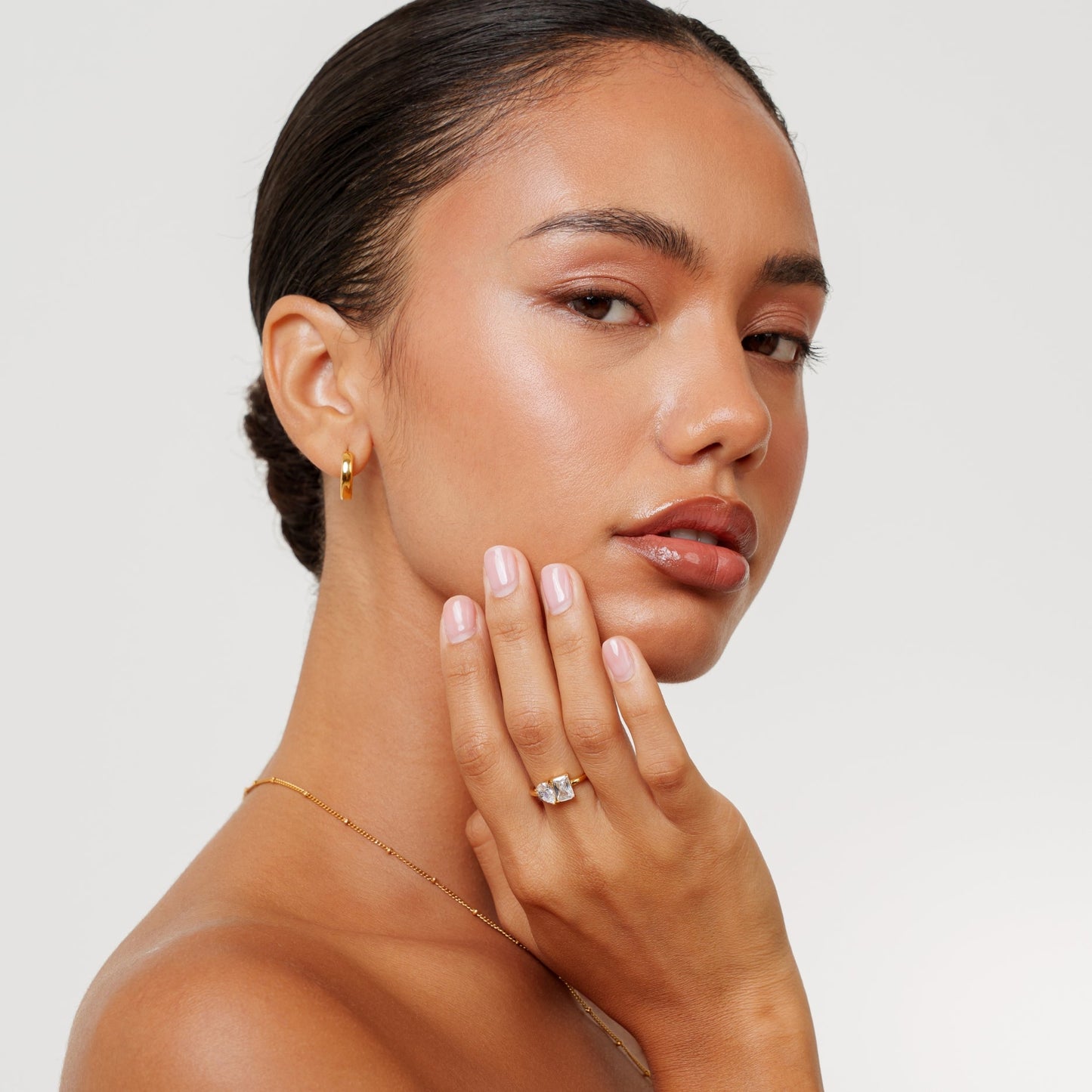Bold Huggie Hoops