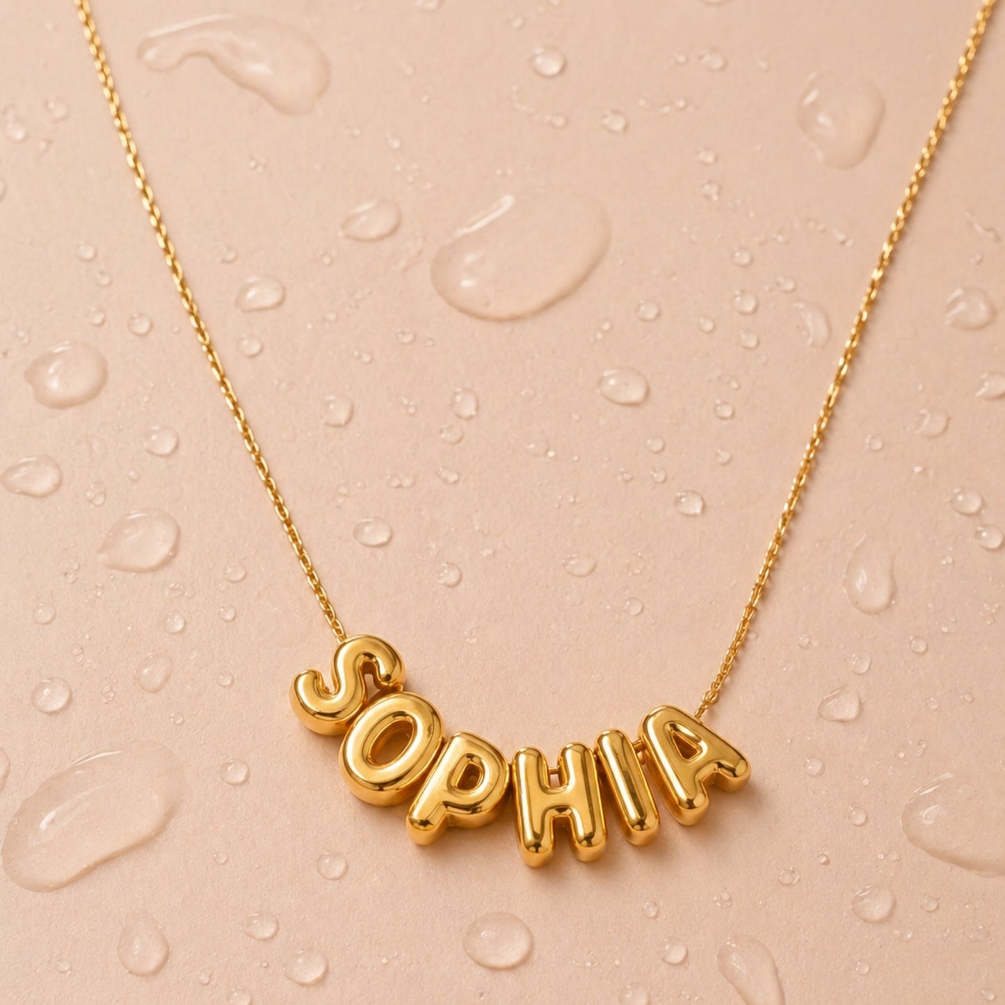 Bubble Name Necklace
