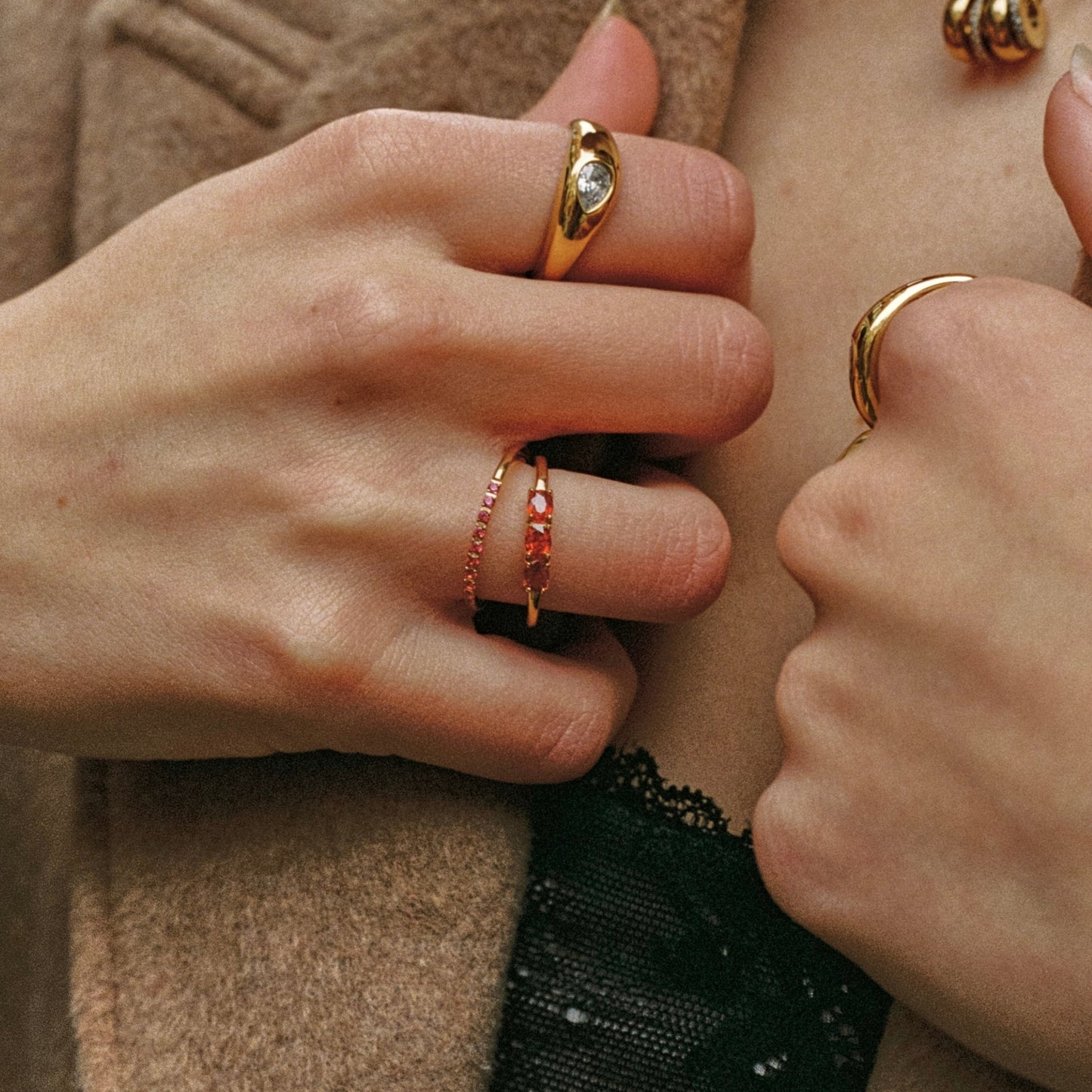“Bordeaux” Thin Ring