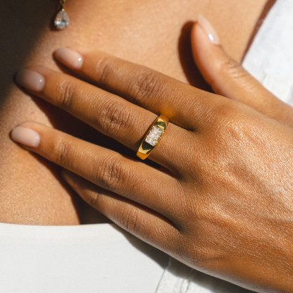 Baguette Signet Ring
