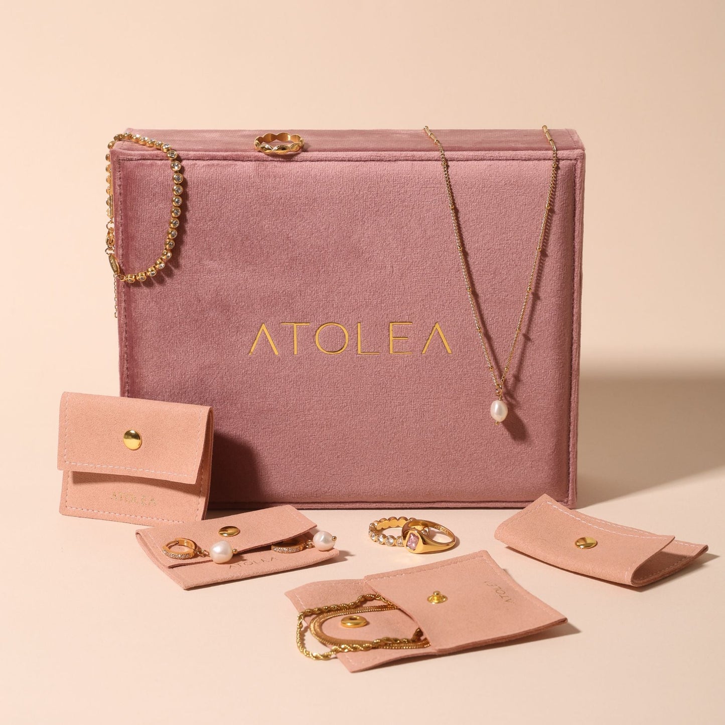 Signature Velvet Jewelry Box