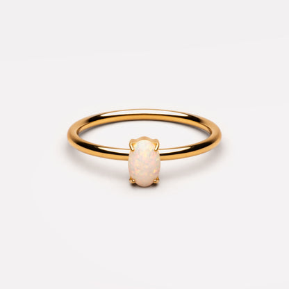 Oval Opal Ring