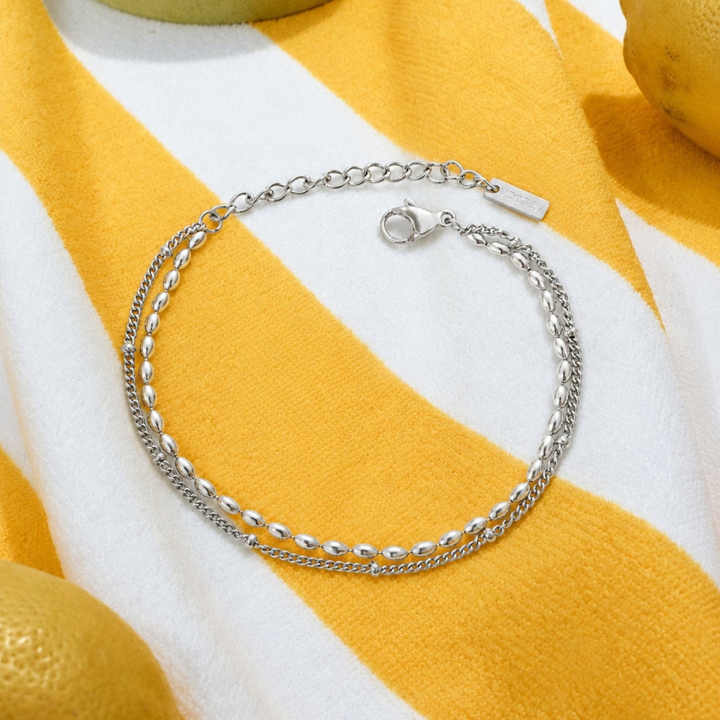 Layered Pebble Bracelet