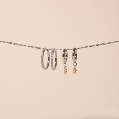 Rosé Drop Earrings