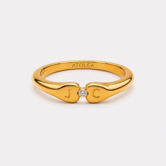 Two-Initial Crystal Ring