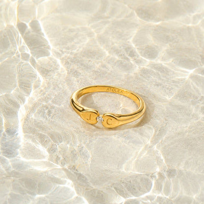 Two-Initial Crystal Ring